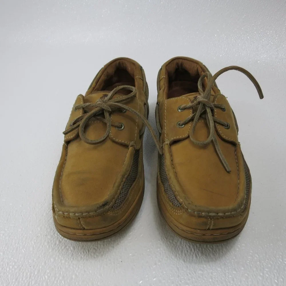 Tommy Bahama Nubuck Leather Boat Deck Shoes Mens Casual Footwear Sz 9.5 M